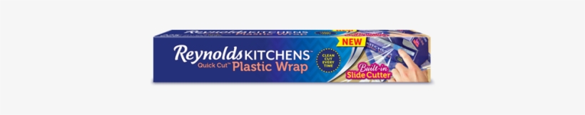Plastic Wrap With Slide Cutter - Reynolds Kitchen Plastic Wrap, transparent png #2882432