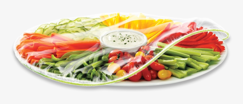 Veggieplatter - Plastic Wrap Food Png, transparent png #2882682