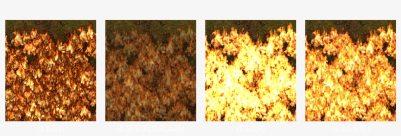 By Using Tint On The Flame Sprites, The Brightness - Autumn, transparent png #2882950