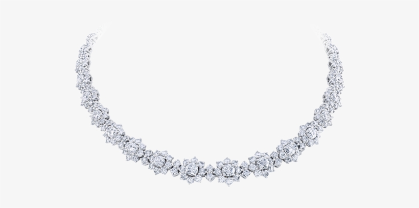 Diamond Necklace Harry Winston, transparent png #2883474