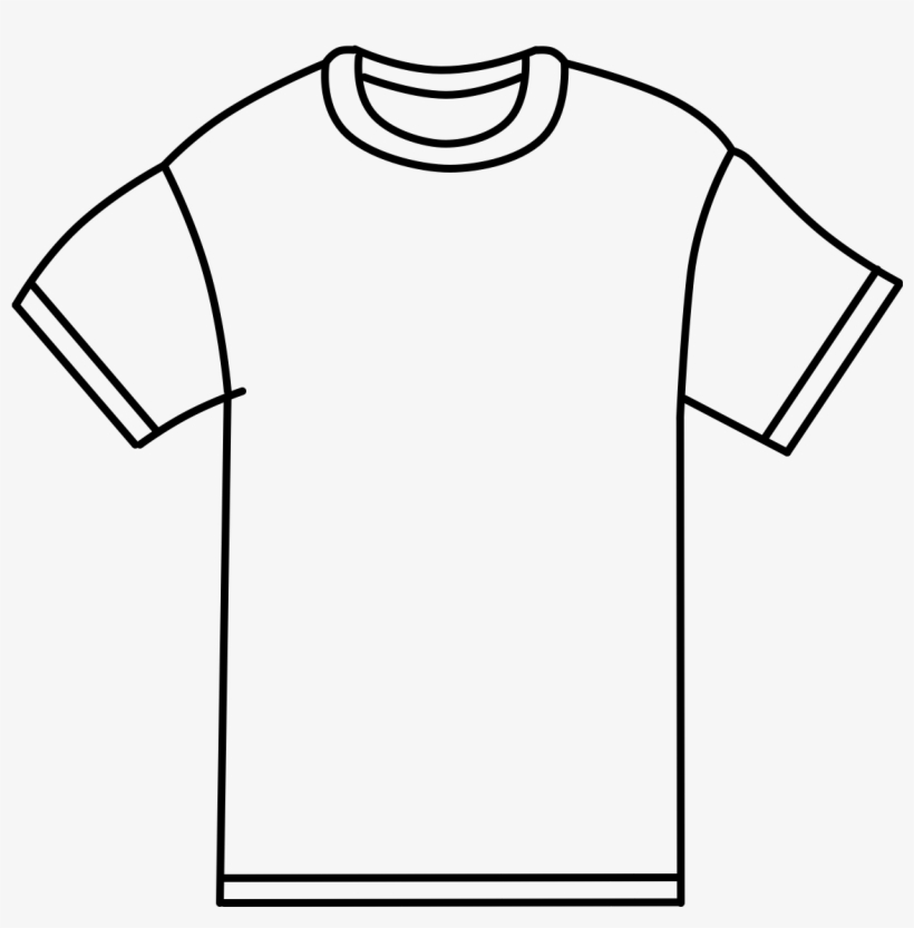 Showcasedrawn Tshirt Template - T-shirt, transparent png #2883776