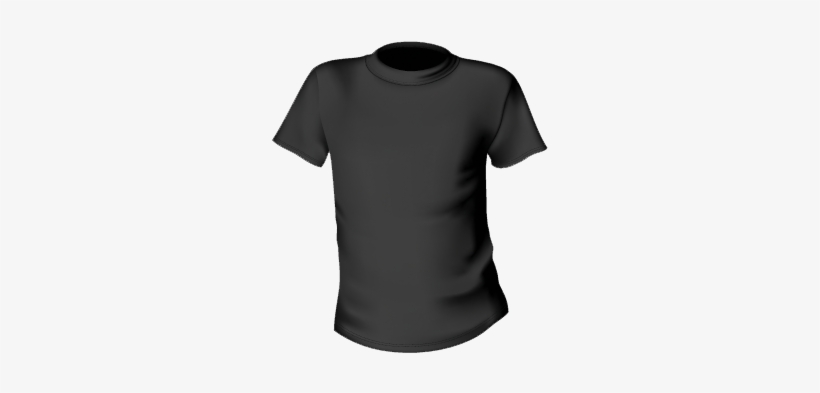 Tshirt Design Template Black1 - Shirt, transparent png #2883804