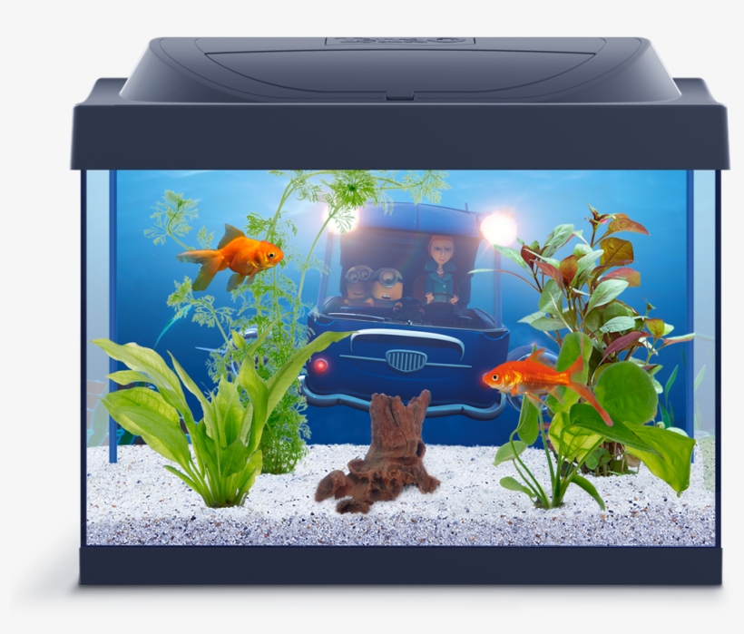 Minion Aquarium, transparent png #2883832