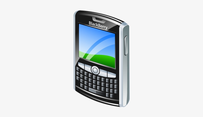 Blackberries Cliparts - Blackberry Mobile Clipart, transparent png #2884109