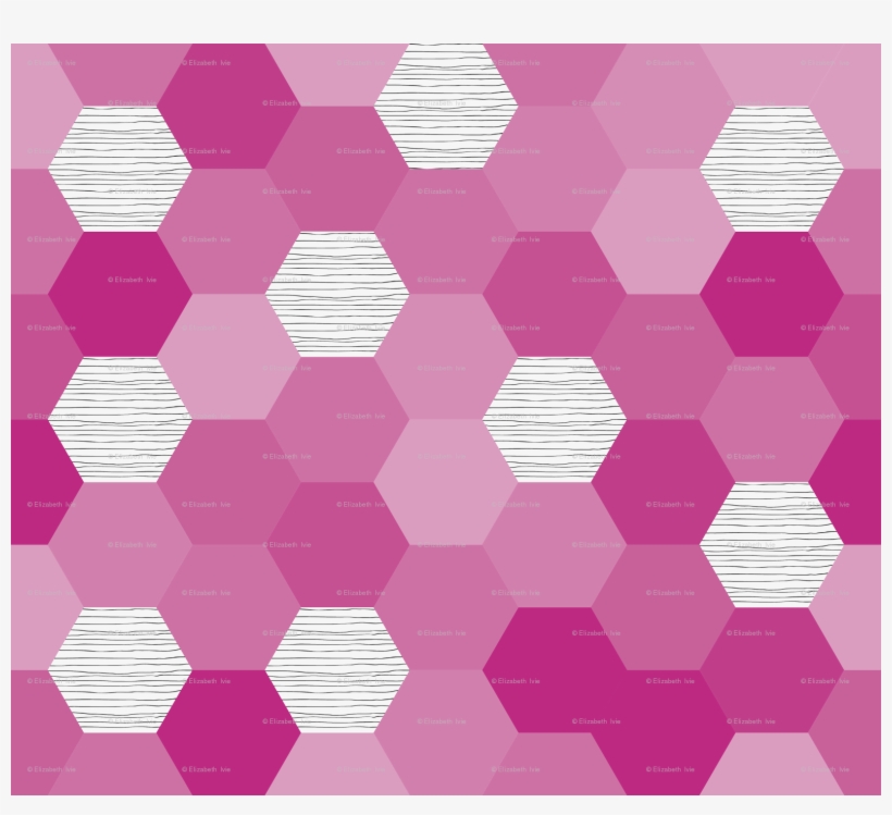 Hexagon Wholecloth / Monochrome By Ivieclothco - Customized, transparent png #2884236