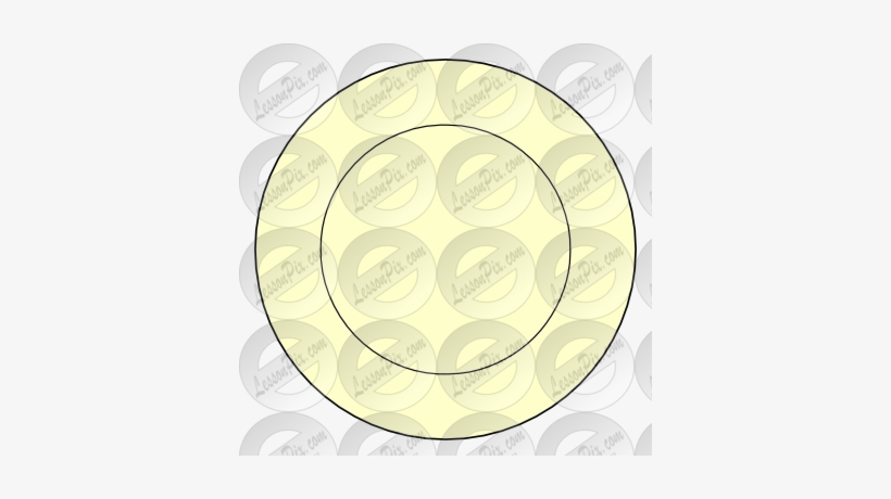 Plate Picture For Classroom / Therapy Use Great Plate - Clip Art, transparent png #2884315