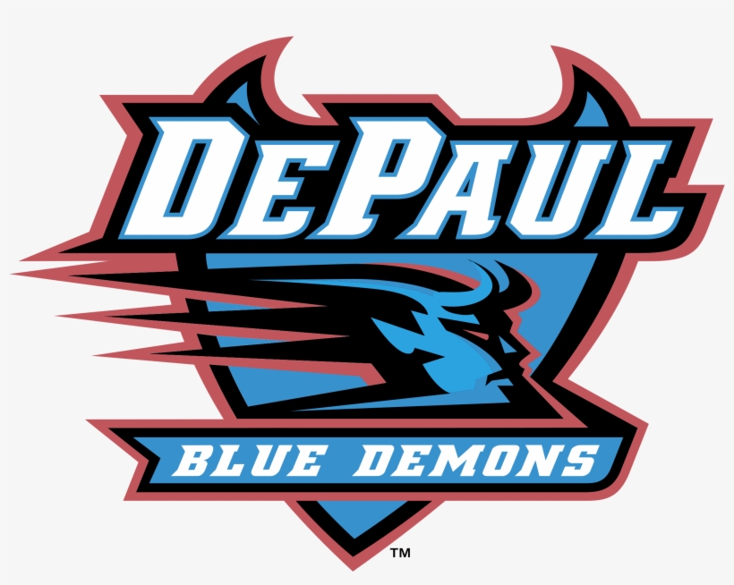 Depaul Blue Demons Logo Png Transparent - Depaul University, transparent png #2884648