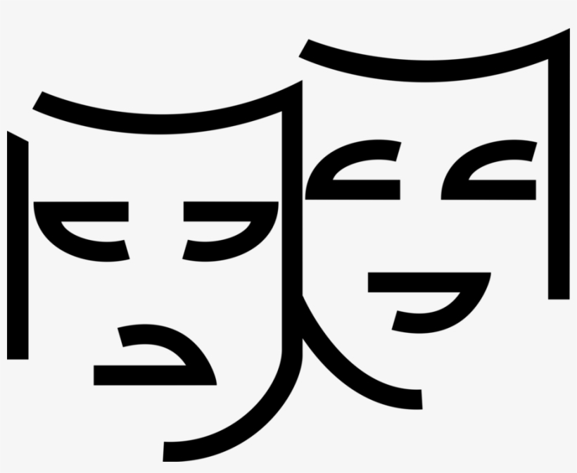 Vector Illustration Of Theatre Or Theater Theatrical - Clip Art, transparent png #2884681