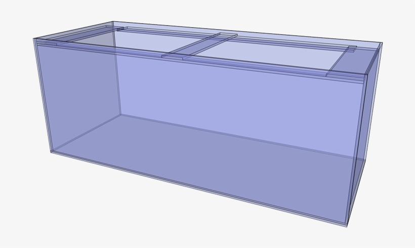 60x24x24 Tropical Glass Box - Tropical Glass & Construction Co, transparent png #2884682
