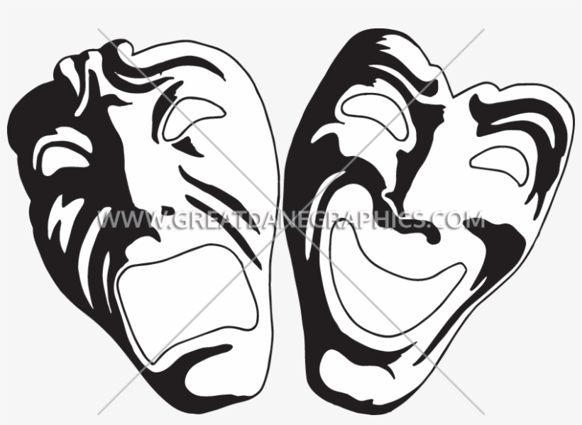 Original Drama Masks, transparent png #2884746