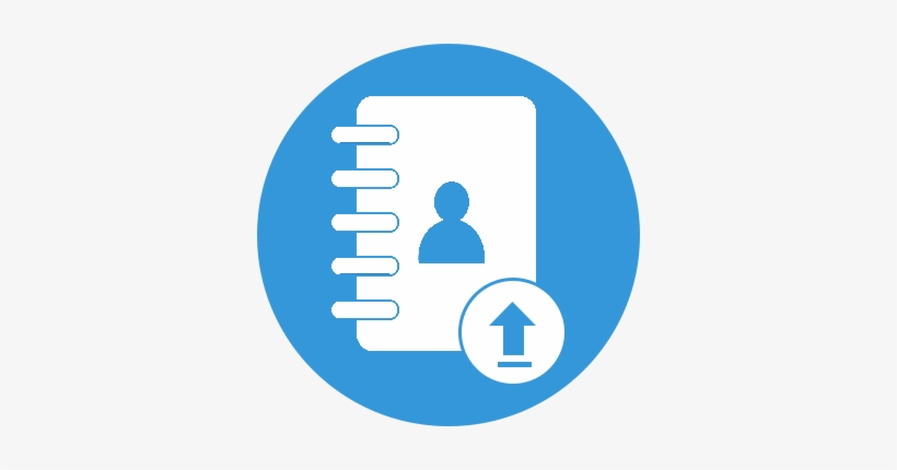 Icon Contacts - Server Icon Png Blue, transparent png #2884957