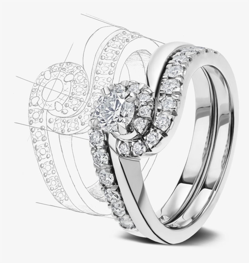 Luke And Megan's Love Of Surfing Inspired Megan's Bespoke - Engagement Ring, transparent png #2885058