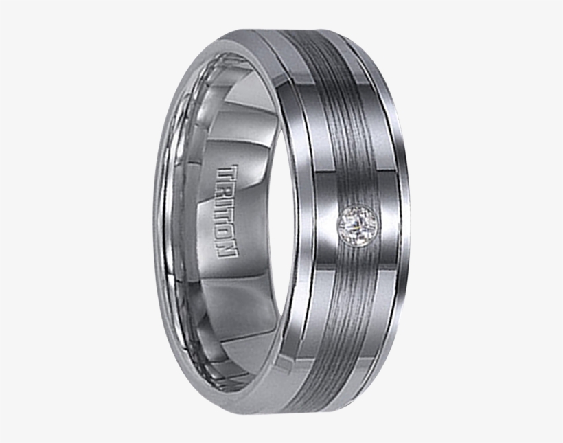 Platinum Is A Highly Valued And Desired Metal With - Triton Tungsten Carbide Wedding Ring, transparent png #2885150