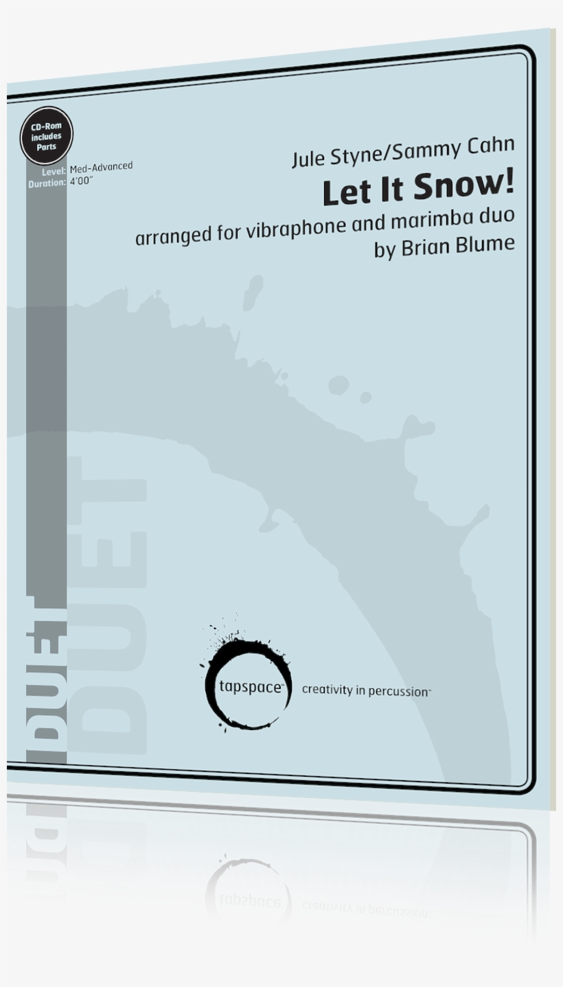 Let It Snow - Conversation, For Two Tambourines By Bobby Lopez -, transparent png #2885305