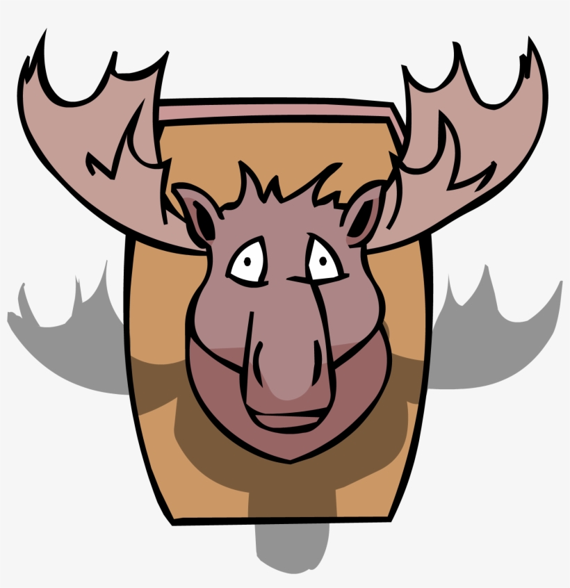 Moose Head Sprite 003 - Cartoon, transparent png #2885338