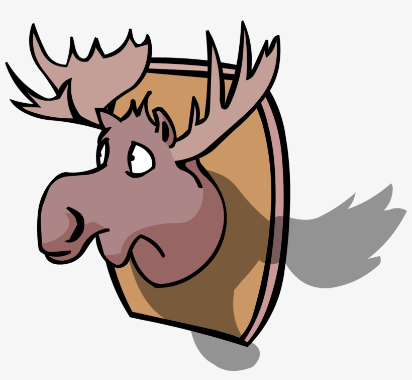 Moose Head Sprite 005 - Moose Head, transparent png #2885412
