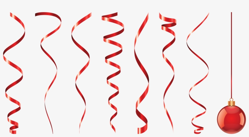 Thumb Image - Christmas Ribbon Border Vector, transparent png #2885414