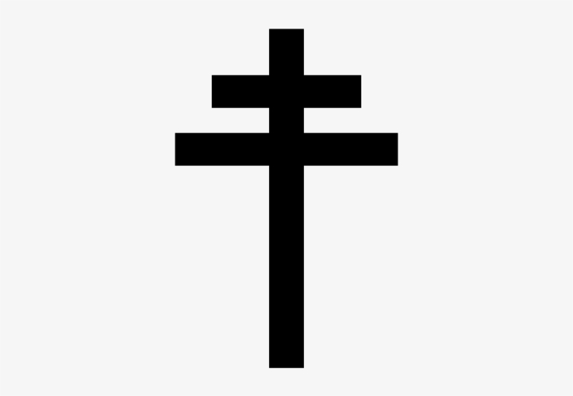 The Six-sided Deep State 'le Resistance' Cross Is On - Croix De Lorraine Résistance, transparent png #2885418