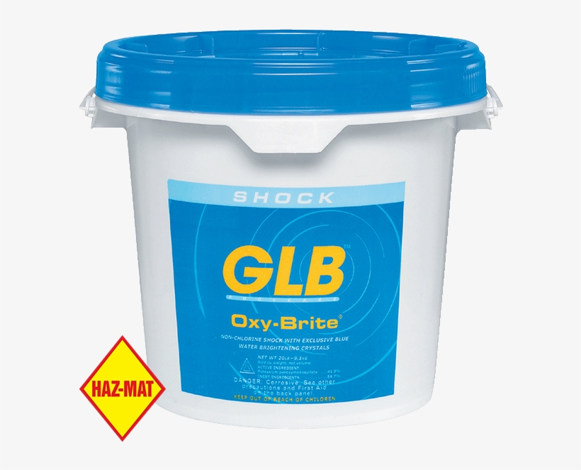 20 Pound Pail - Glb¨ Oxy-brite¨ Non-chlorine Shock Oxidizer - 5 Lb, transparent png #2885756