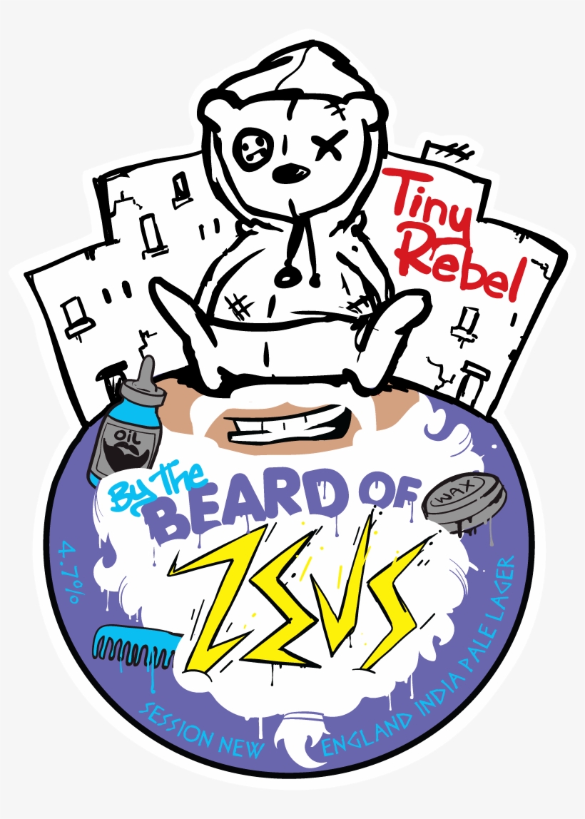 By The Beard Of Zeus - Tiny Rebel Strawberry Milkshake, transparent png #2885885