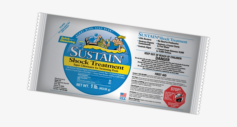 Sustain® Shock Treatment - Swimming Pool, transparent png #2885941