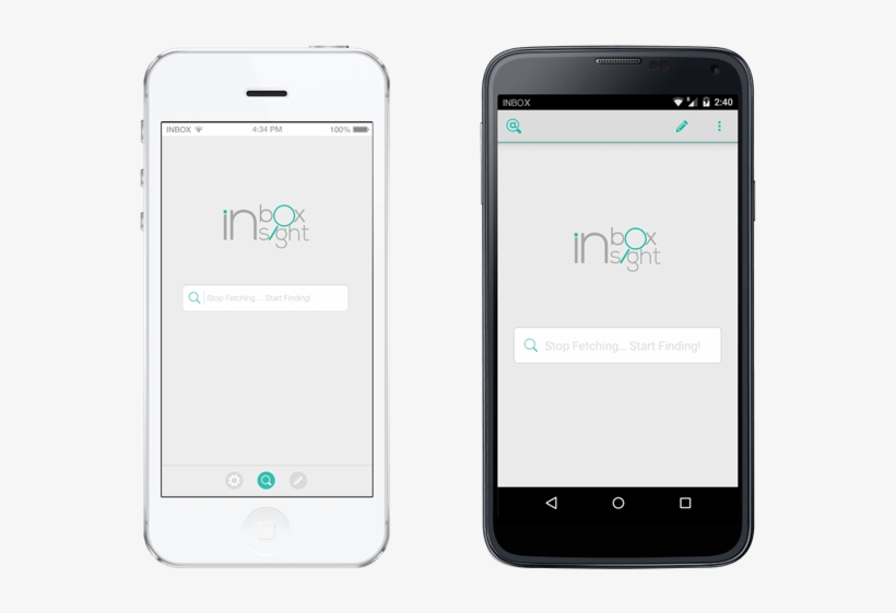 Like We Said, Inbox Insight Is Unlike Any Other Email - Mobile App Search Box, transparent png #2886169