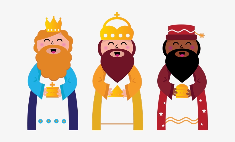 Reyesmagos Three Wise Men Cartoon Free Transparent Png Download Pngkey