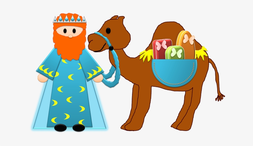 Bonitos Reyes Magos - Reyes Magos En Camellos, transparent png #2886783