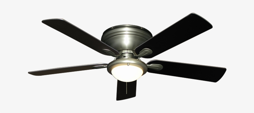 Lighting Design Ideas - Low Profile Ceiling Fans Black, transparent png #2886808