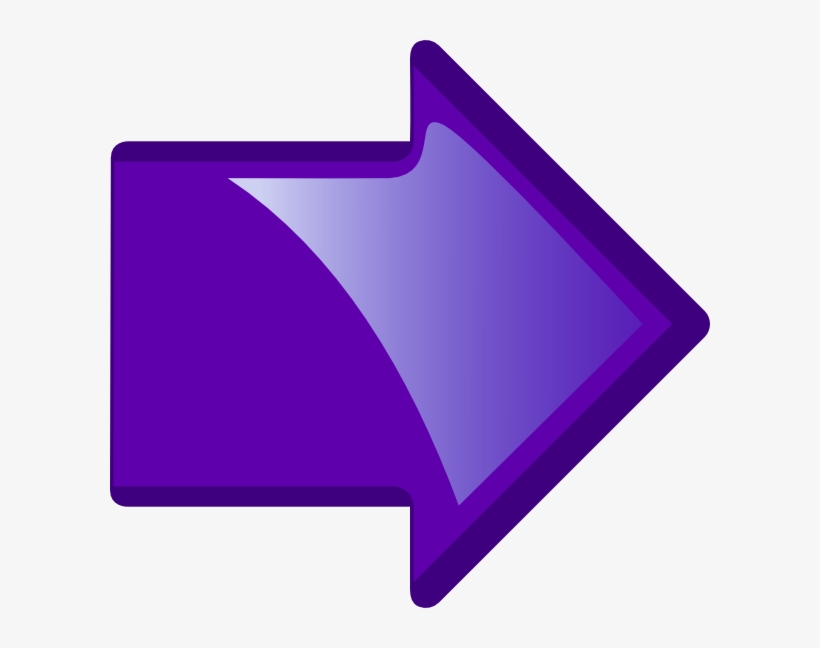 Purple Right Arrow, transparent png #2887124