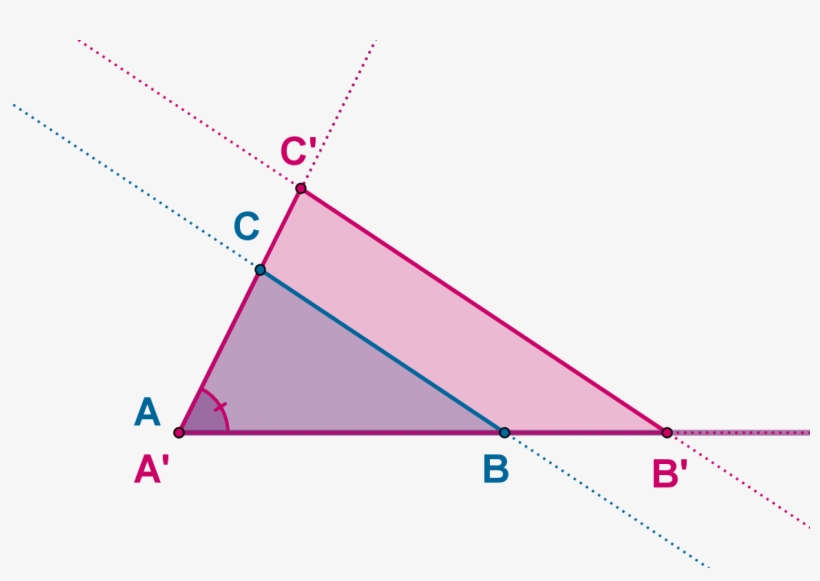 Como Sucede Con El Resto De Los Polígonos, Si Dos Triángulos - Triangle, transparent png #2887200