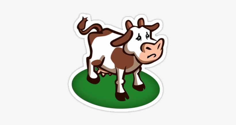 Sad Cow Mascot - Bcg Matrix Cash Cows, transparent png #2887231