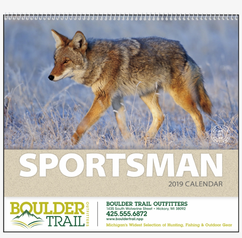 Picture Of Sportsman Wall Calendar - Calendar, transparent png #2887260