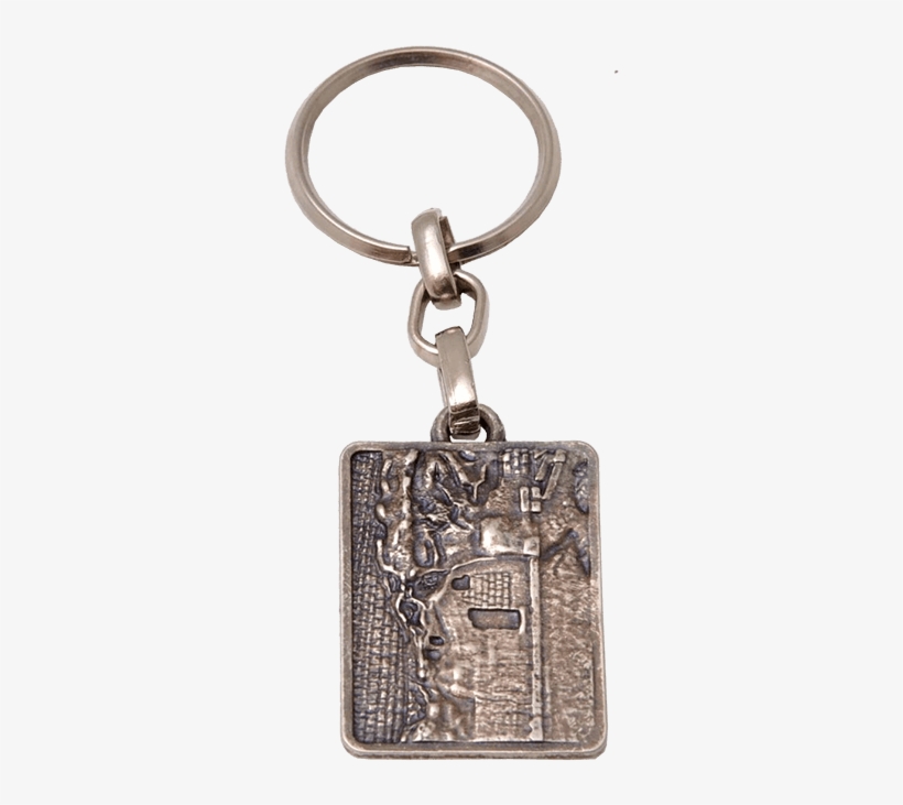 Pewter Keychain Depicting The Inspiring Event Of The - Empty Tomb, transparent png #2887437