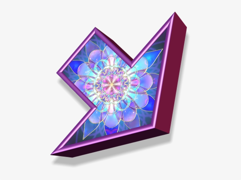 Share This Image - Ikasefu Pretty Purple Flower Bling Glitter Diamond, transparent png #2887460