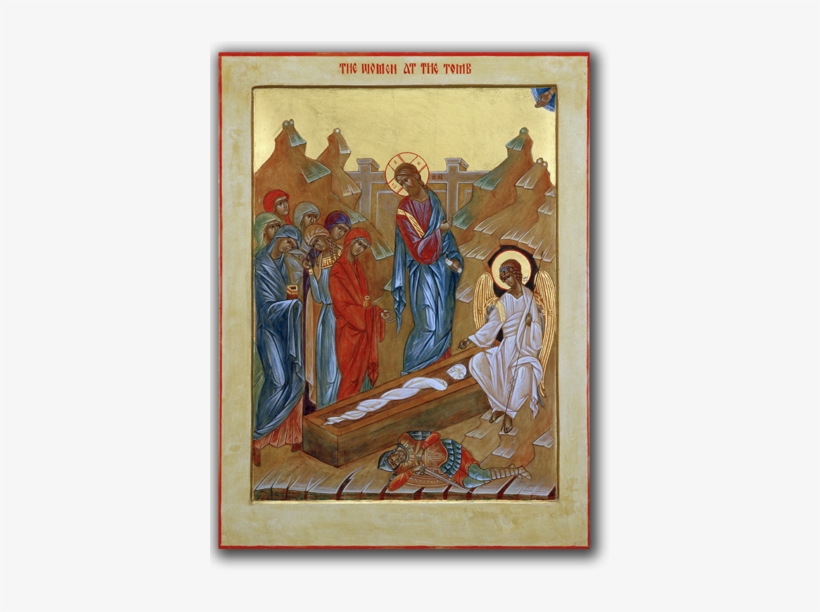 The Holy Myrrhbearers At The Empty Tomb - Painting, transparent png #2887492
