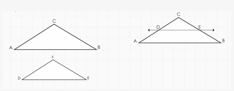 Semenjanza De Triangulos Fig 1 - Portable Network Graphics, transparent png #2887561