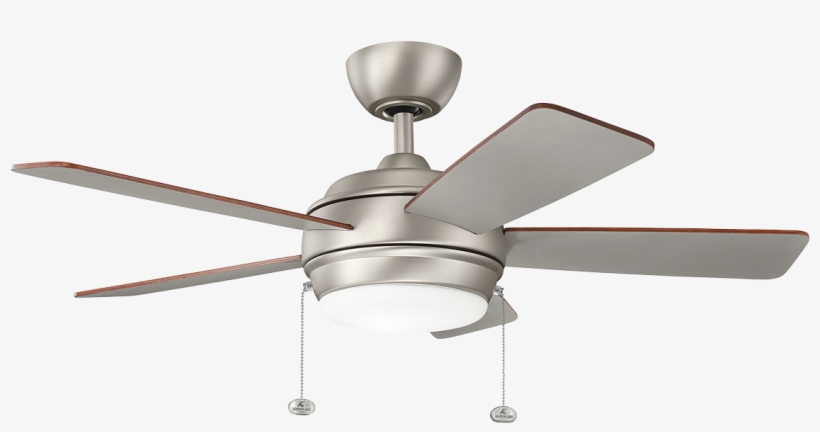 Loading Zoom - Kichler 42" Starkk Led 5 Blade Ceiling Fan, transparent png #2887834