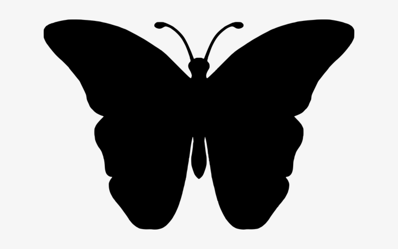 Silueta De Una Mariposa, transparent png #2887878