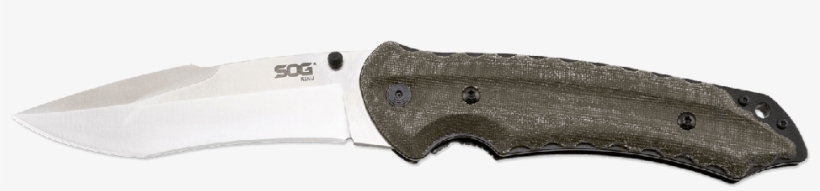You Are Engraving - Sog Kiku, Green Linen Micarta Handle, Tanto Blade,satin,plain,lg, transparent png #2888489