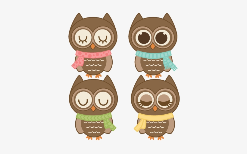 Assorted Winter Owls Svg Cutting Files Owl Svg Cuts - Clipart Pictures About Winter Owls, transparent png #2888538