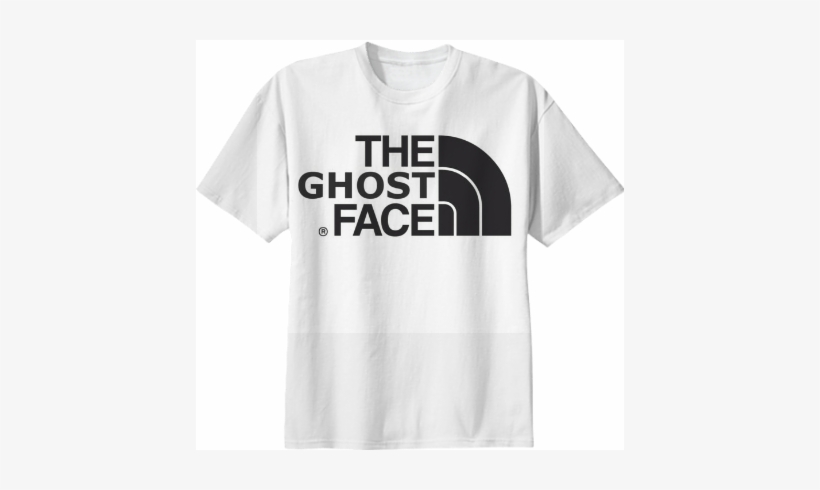 the ghost face north face t shirt