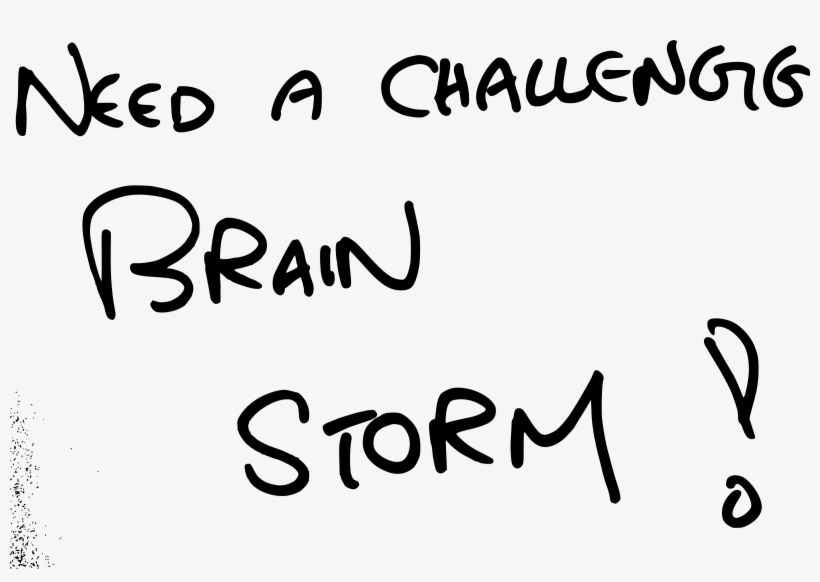 This Free Icons Png Design Of Need A Challenge Brainstorm, transparent png #2888924