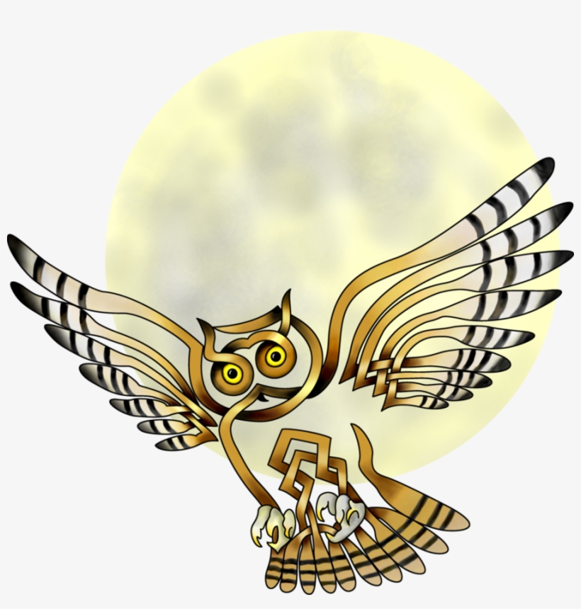 Celtic Knot Owl Celtic Art Png - Owl Ornament, transparent png #2888971