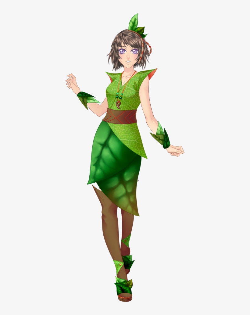 Outfit Cute Leaf - Eldarya Cute Leaf, transparent png #2888975