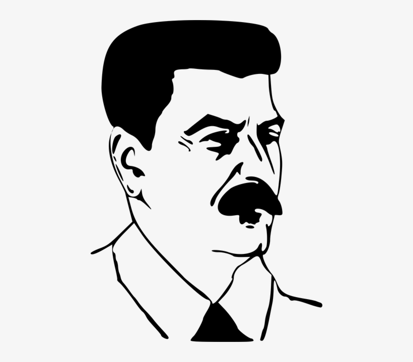 Totalitarianism Is A Type Of Government, It Controls - Stalin Head Clip Art, transparent png #2889144