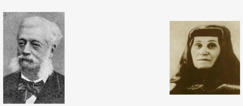 Joseph Stalin's Father And Mother (right) - Monochrome, transparent png #2889242