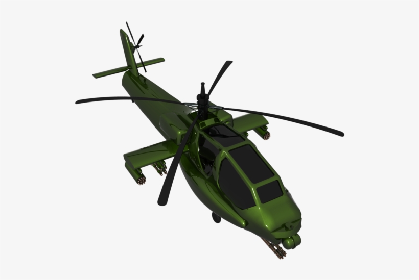 Helicóptero Apache 3d - Helicoptero 3d, transparent png #2889336