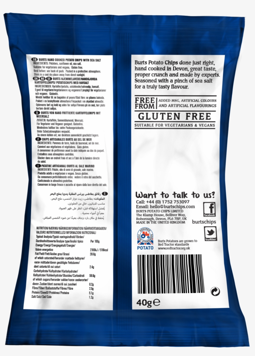 Plymouth-based Burts Chips Has Been Awarded The Red - Cushion, transparent png #2889420