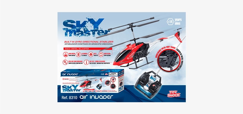 Airinvader - Radio-controlled Helicopter, transparent png #2889549